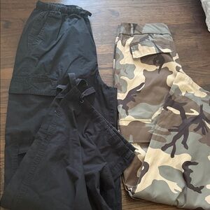Cargo Pants Bundle - target and Amazon one xs one small-both oversized
